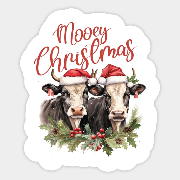 Mooey Christmas Sticker by Teresa's Store 1